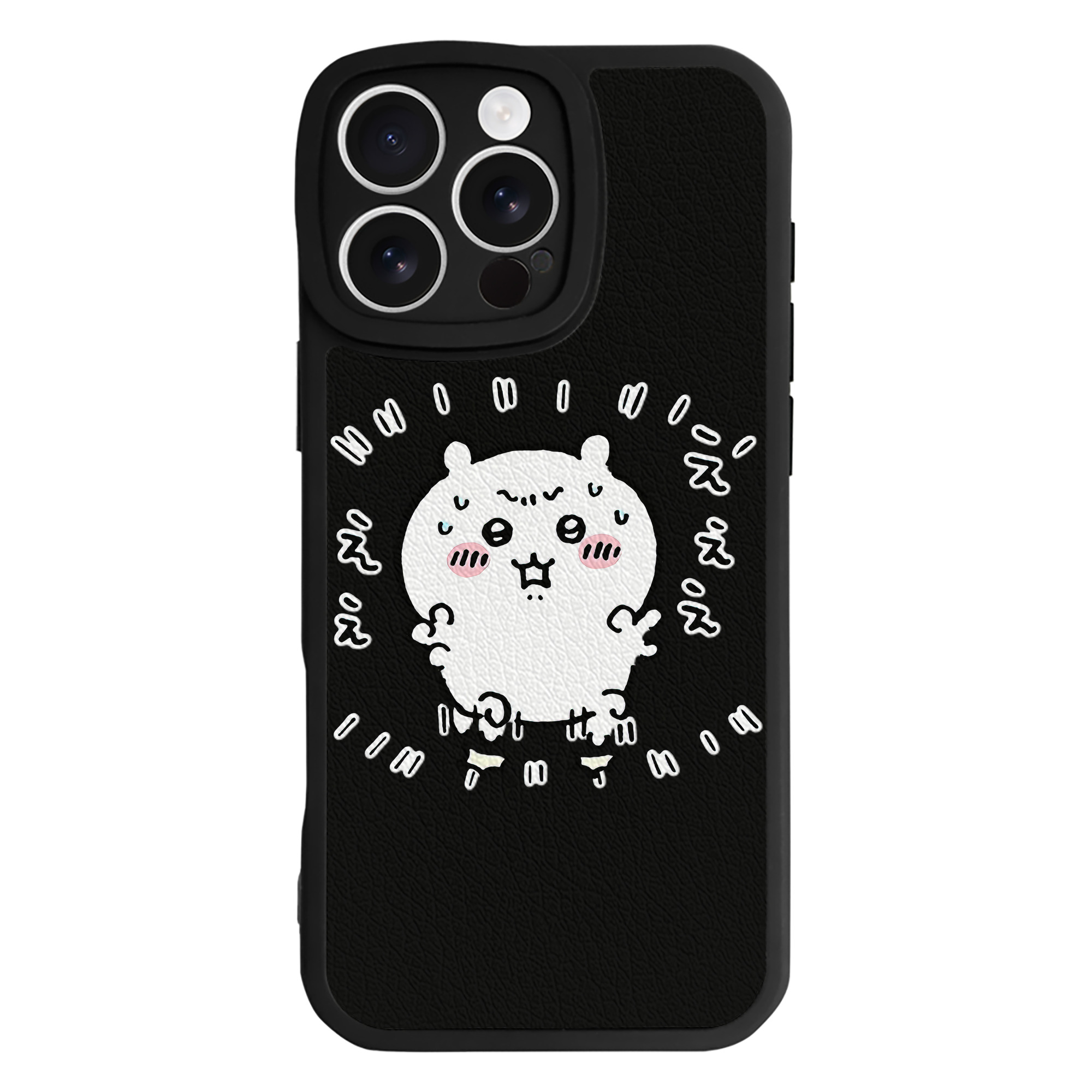 （画像用） ちいかわ ちいかわ Chii-kawa chiikawa 【iPhone 16シリーズ対応】シリコンスマホケース（レザー調） 材質：シリコン